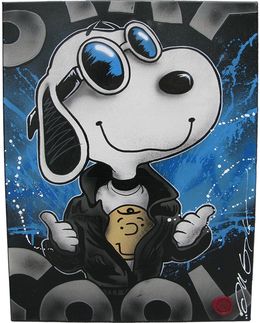 Painting, Snoopy cool, Jug