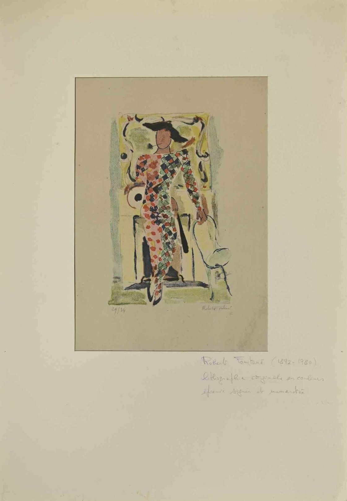Robert Fontene, Harlequin Robert Fontene, Harlequin