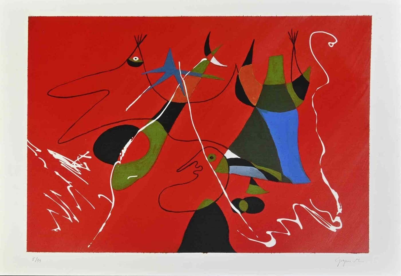 Martine Goeyens, Homage to Mirò Martine Goeyens, Homage to Mirò