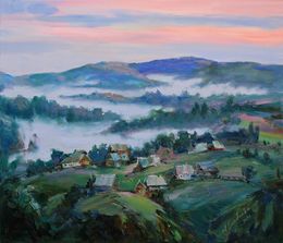 Painting, Morning fog, Alisa Onipchenko-Cherniakovska