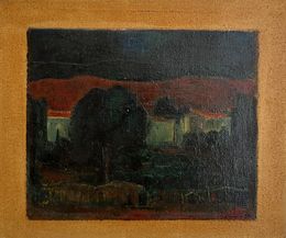 Pintura, Paysage peint, J. Hinnen