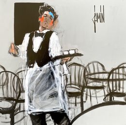 Painting, Le Grand Café, David Jamin