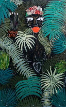 Gemälde, Jungle amor, Silvia Calmejane
