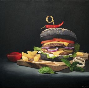 Painting, Just Cheeseburger..., Nataliya Bagatskaya