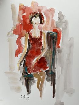 Painting, The Velvet Chair, Elisabeth  Fréring