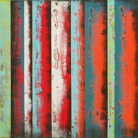 Painting, Yellow Panels 2024, Ronald Hunter
