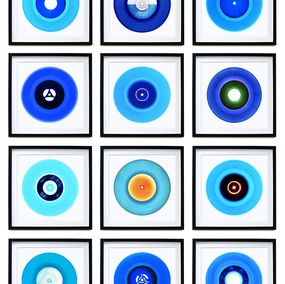 Photography, Vinyl Collection 12 Piece B Side Blues Installation, Heidler & Heeps