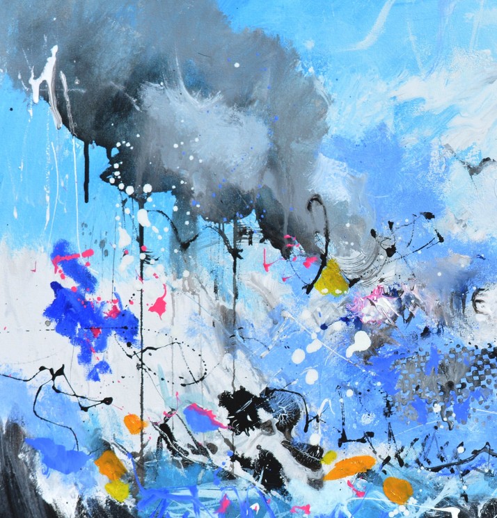 Pol Ledent, The orgasm of Aphrodite, Painting on canvas
