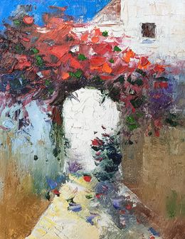 Painting, Floral Archway, Narek Qochunc