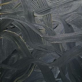 Painting, Les vagues de Soulages N°50 - Les vagues outrenoires, Anaïs LF