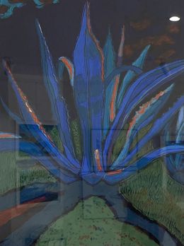 Painting, Agave nocturne, Marie Geoffroy