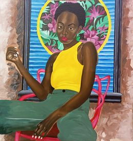Painting, I'm Just Here, Olaosun Oluwapelumi