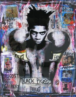 Gemälde, Black Picasso, Thierry Rasine