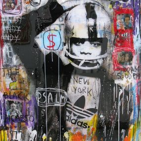 Painting, Basquiat untitled, Thierry Rasine