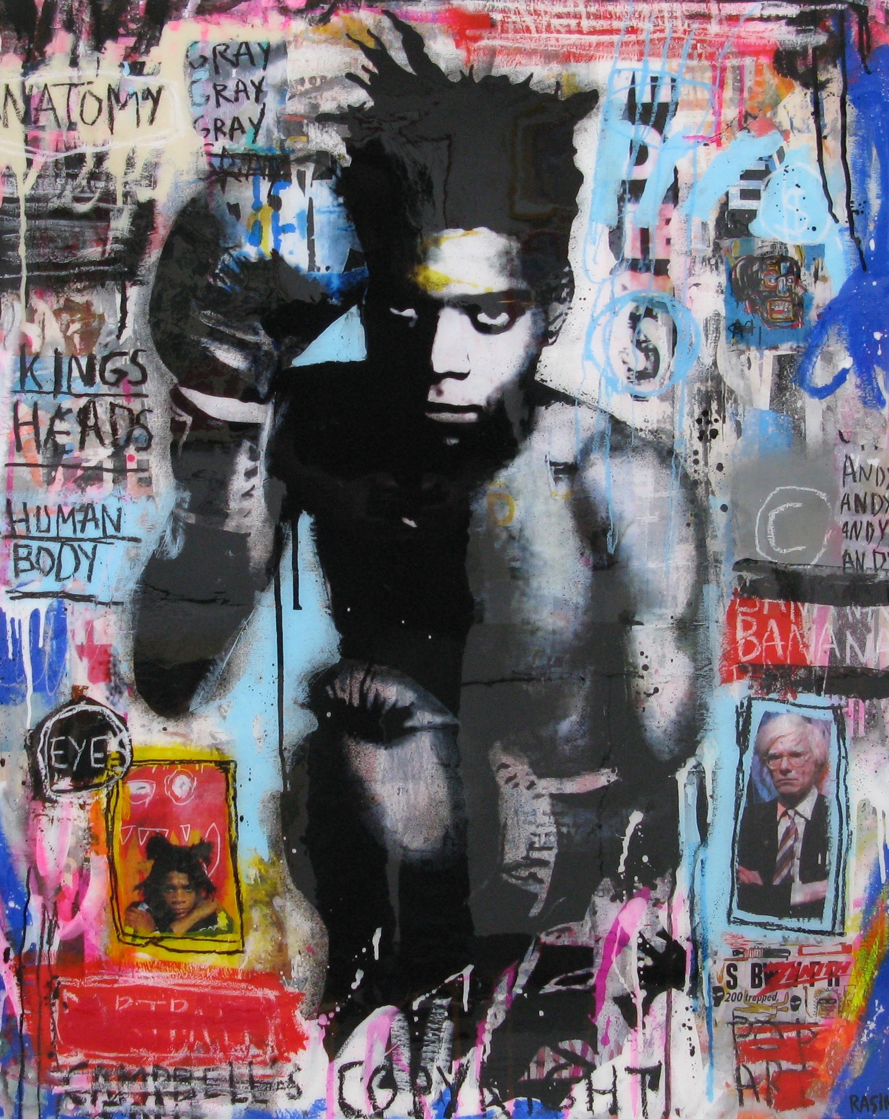 Thierry Rasine, Basquiat's anatomy Thierry Rasine, Basquiat's anatomy