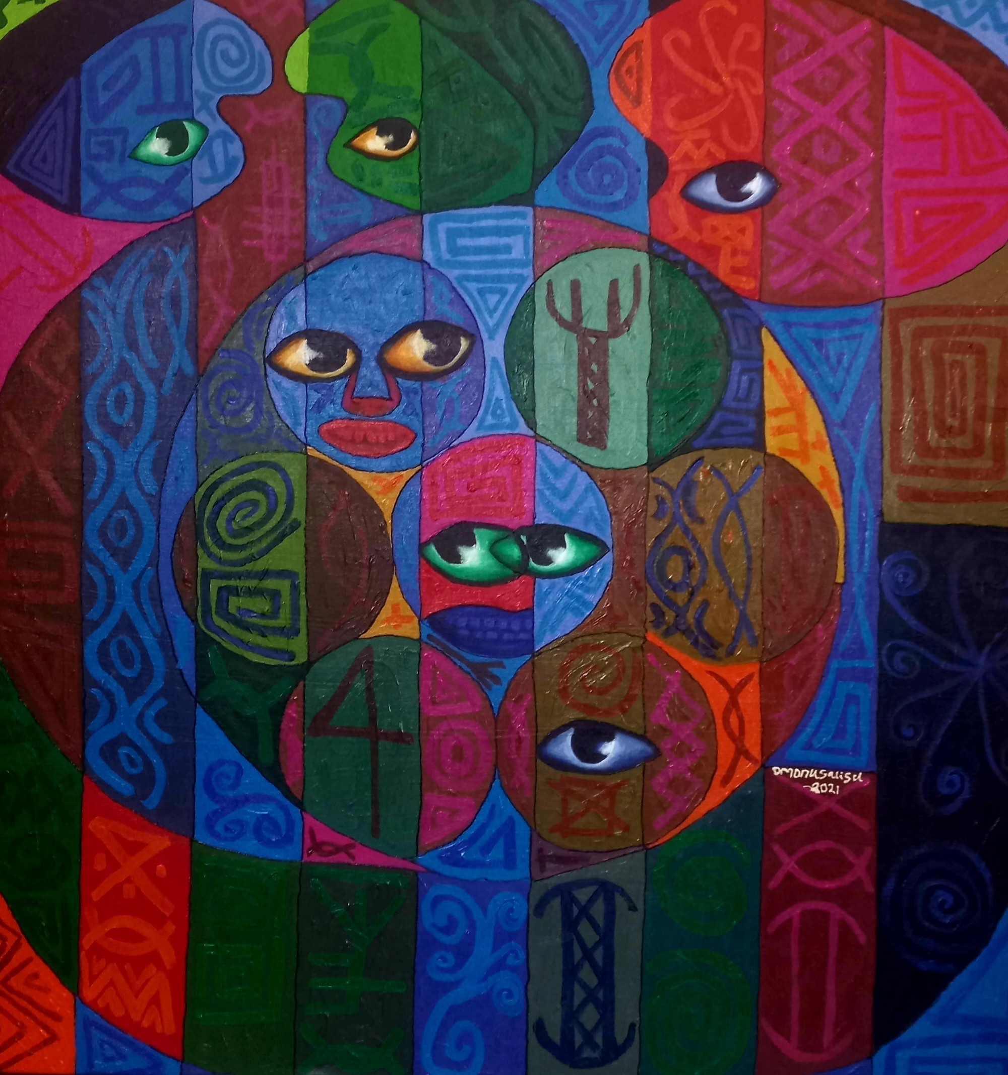 Omonu Salisu, Pallette Heads 1 Omonu Salisu, Pallette Heads 1