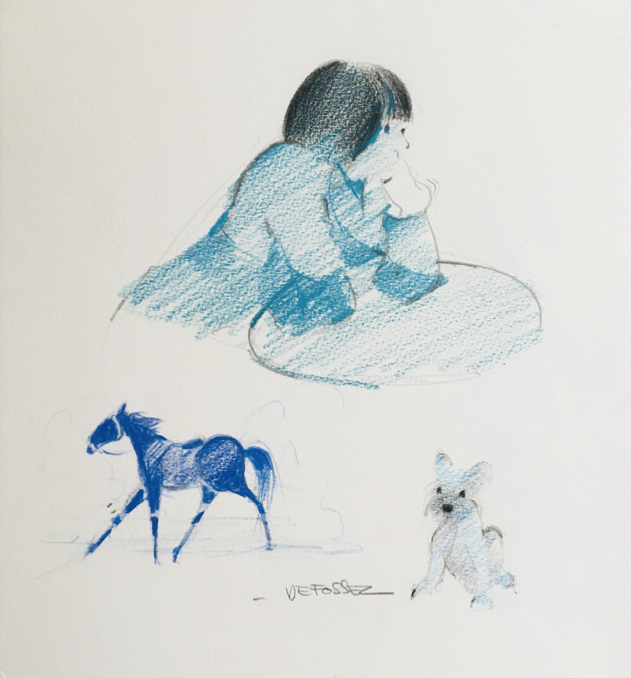 Alfred Defossez, Croquis Alfred Defossez, Croquis