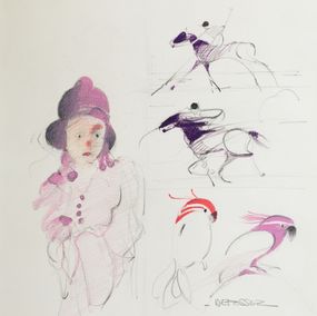 Fine Art Drawings, Croquis, Alfred Defossez
