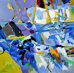 Gemälde, A colourful game, Pol Ledent