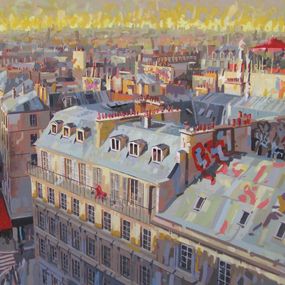 Painting, Tag du soir, Rudyard Heaton