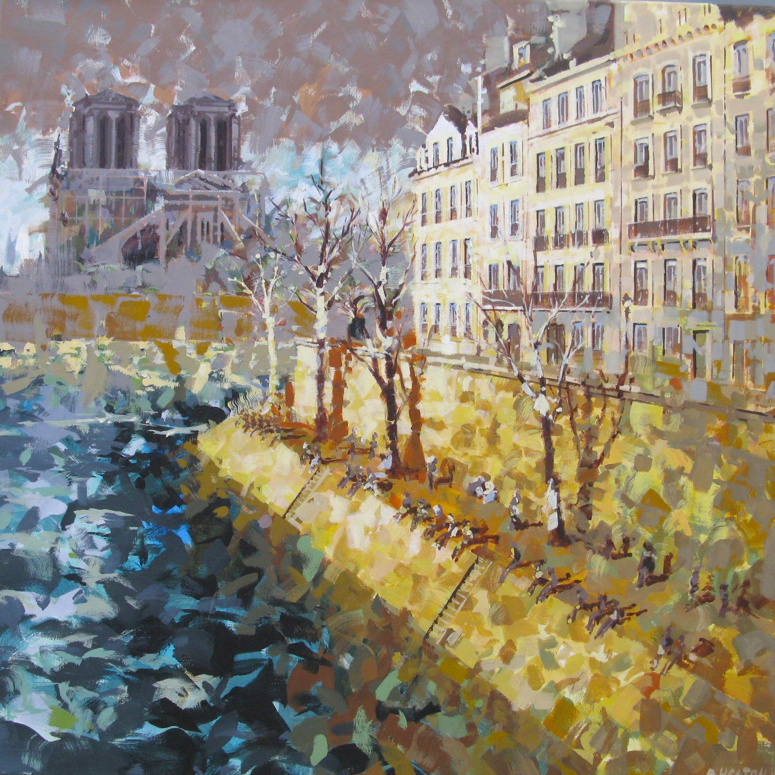 Rudyard Heaton, Assis sur le quai Rudyard Heaton, Assis sur le quai
