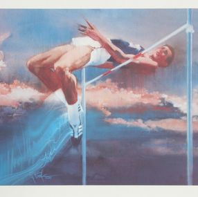 Print, High Jump from the Visions of Gold Olympic Portfolio, Robert Peak