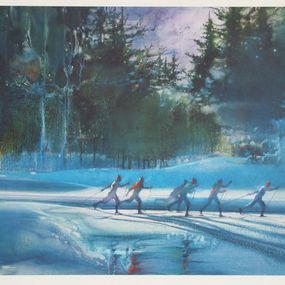 Édition, Cross Country Skiing from the Visions of Gold Olympic Portfolio, Robert Peak