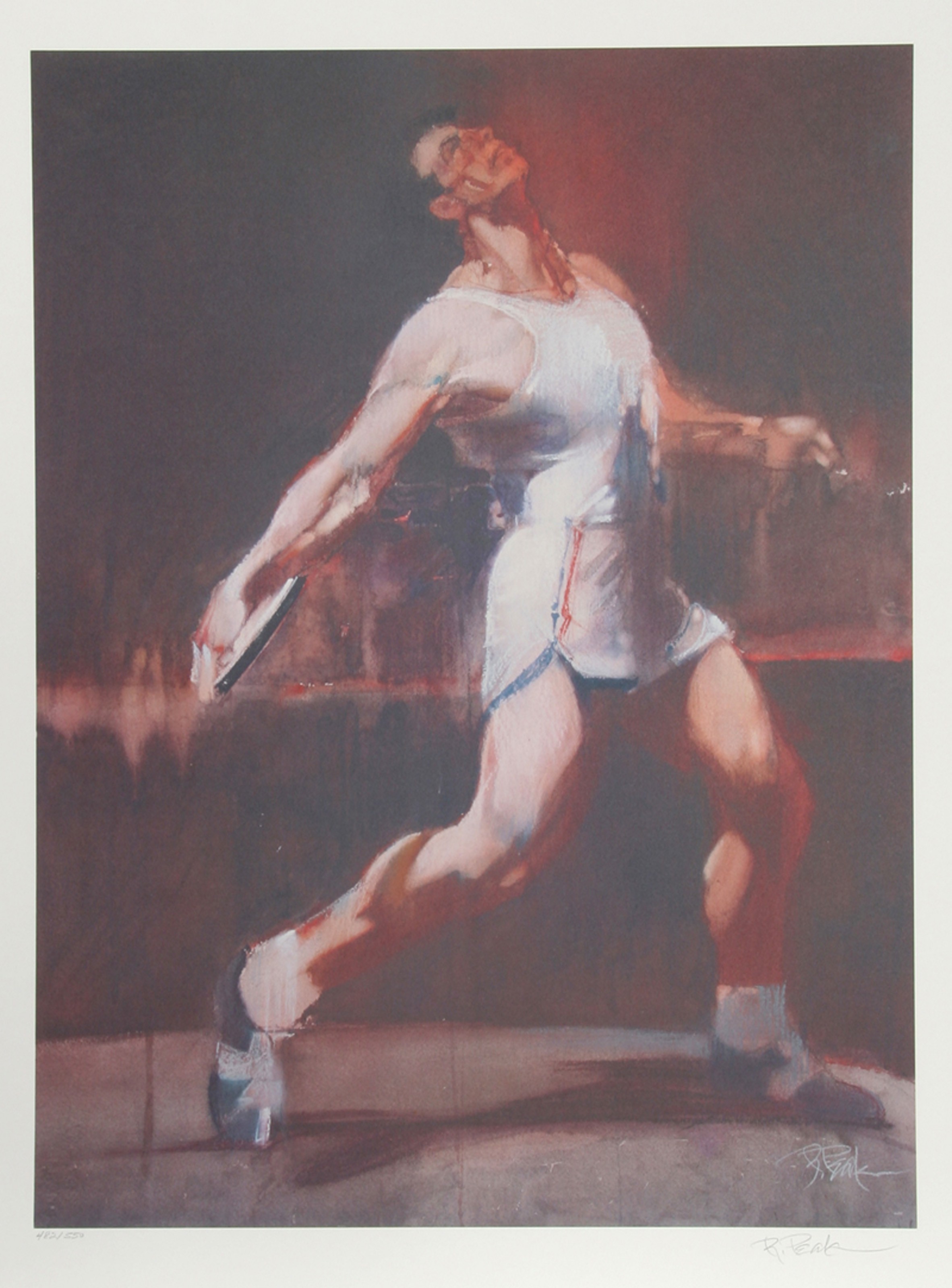 Robert Peak, Discus Thrower from the Visions of Gold Olympic Portfolio Robert Peak, Discus Thrower from the Visions of Gold Olympic Portfolio