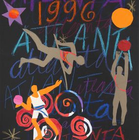 Dibujo, Atlanta Olympics - Track and Field, Judith Bledsoe