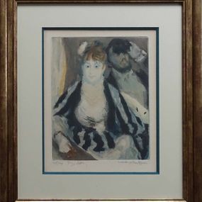 Drucke, La loge d'après Renoir, Jacques Villon