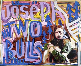 Painting, Joseph Two Bulls, Tarek X Mat Elbé