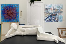 Skulpturen, Femme allongée, Robin G-Modol