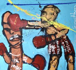 Painting, The Boxer, Espen Greger Hagen
