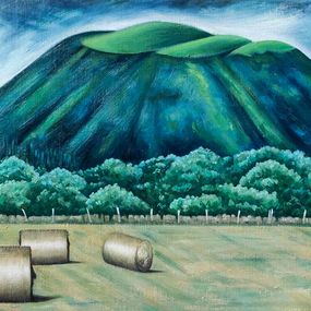 Painting, Volcan en Auvergne, Lionel le Jeune