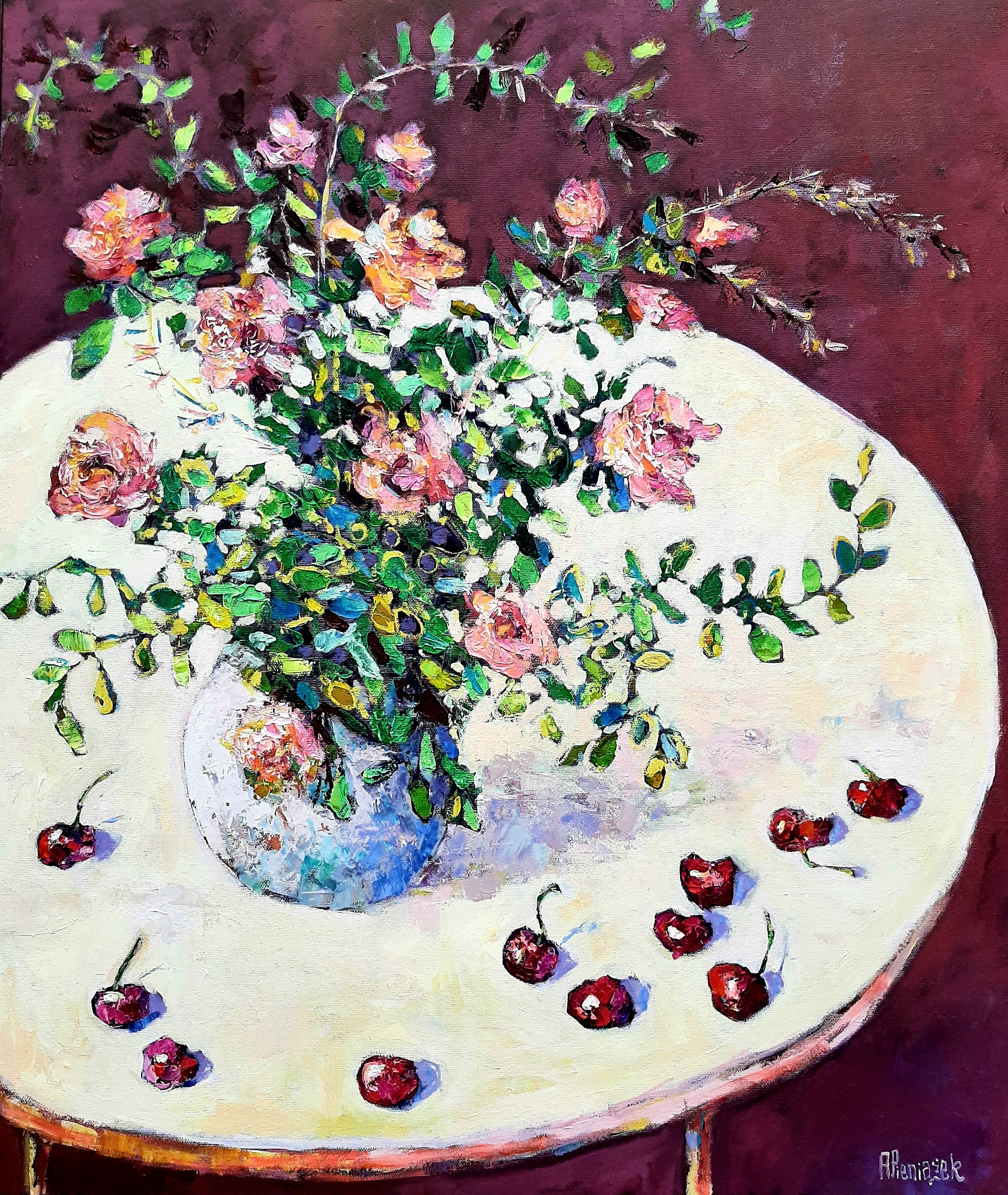 Ania Pieniazek, Cherries and Roses Ania Pieniazek, Cherries and Roses