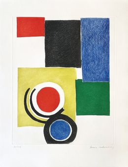 Print, Composition polychrome, Sonia Delaunay