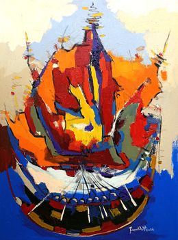 Gemälde, Fiery Sunrise, Artyom Basenci