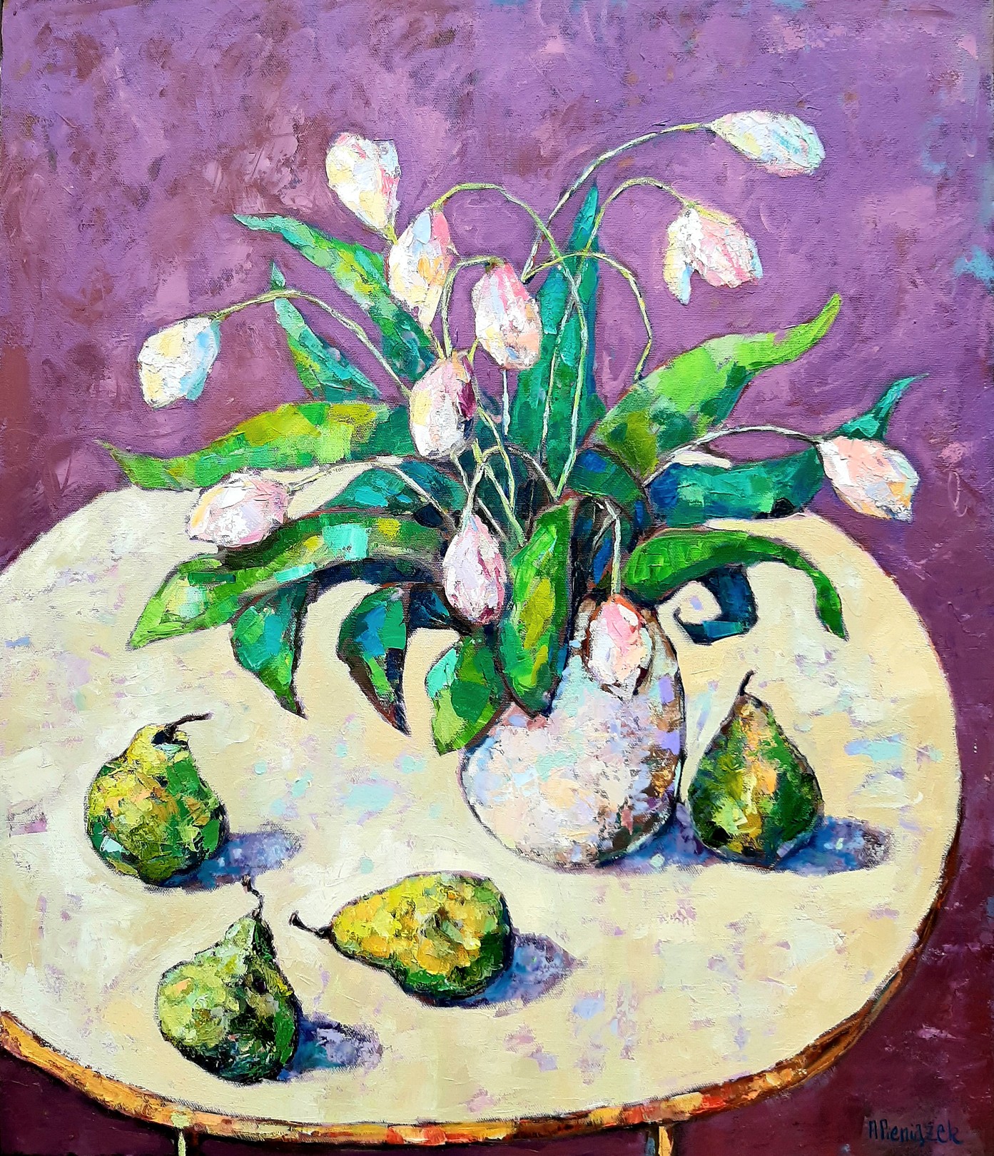 Ania Pieniazek, Tulips and Pears Ania Pieniazek, Tulips and Pears