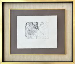 Print, Grosse Prostituée, Sorcière à la Chouette et Voyageur en Sabots, Pablo Picasso