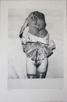 Drucke, Bunny woman I, Funda Studio