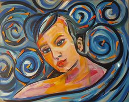 Painting, Metafora blu, Lorena Fonsato