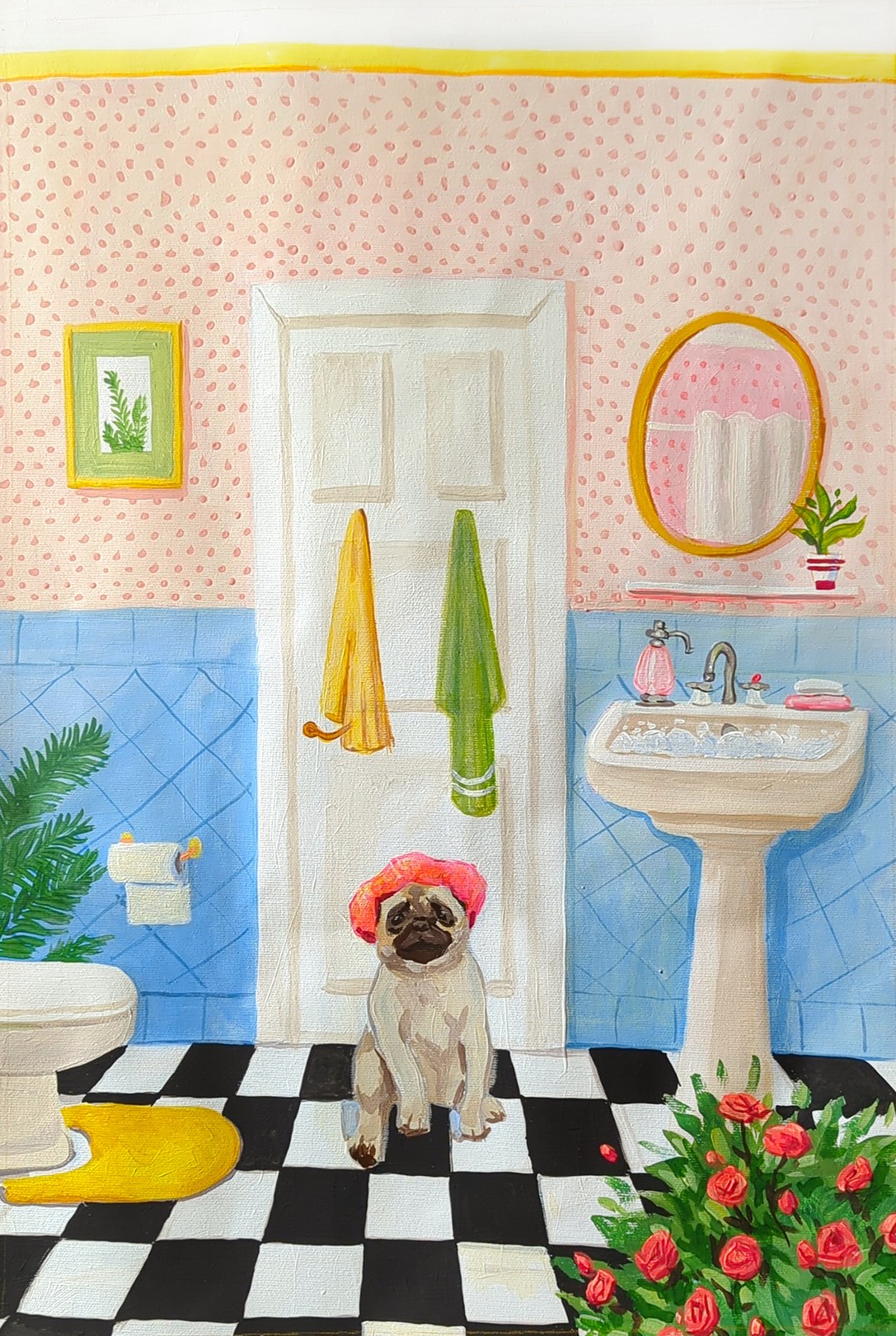 Olha Vlasova, Bath time, Vacation on the Happy Island serie Olha Vlasova, Bath time, Vacation on the Happy Island serie
