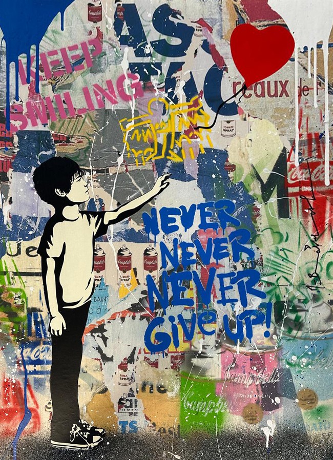 Mr Brainwash, Balloon Boy Mr Brainwash, Balloon Boy