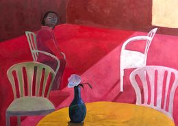 Painting, The empty chairs, Susana Mata