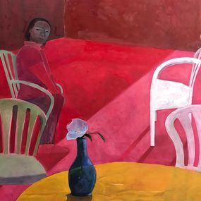 Painting, The empty chairs, Susana Mata