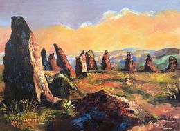 Painting, Stonehenge, Karine Harutyunyan