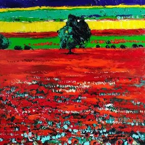 Painting, Colorful Fields, Lilith Gurekhyan