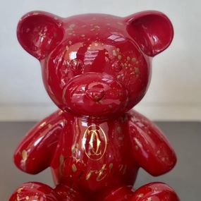 Sculpture, 35cm Cartier Tribute Teddy, Naor