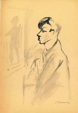 Dibujo, Figure, Mino Maccari