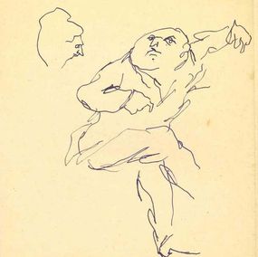 Dibujo, Figure, Mino Maccari